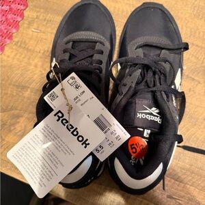 Reebok Kids Black and White Sneakers